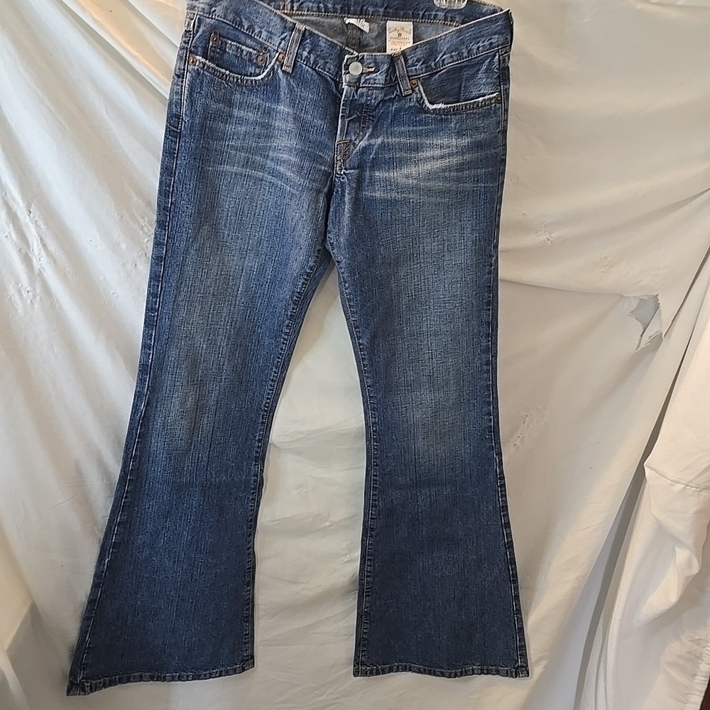 Lucky Brand Denim Jeans Day‎ Dreamer Flare Leg Women's 8/29 USA Made Button Fly